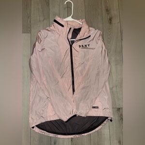 DKNY Women's Pink Windbreaker jacket